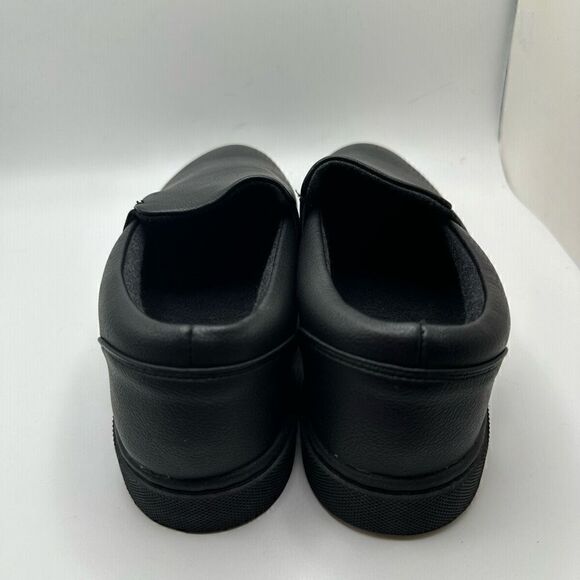 CUSHIONAIRE Women's Slip on Sneaker +Comfort Foam 8 WIDE BLACK - Picture 4 of 7